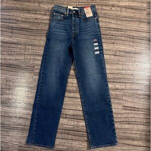 Levi's ribcage full length jeans
